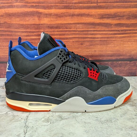 Nike Air Jordan 4 Retro Rare Air Men's 13 Black Red Blue FV5029-003 B-grade - Picture 1 of 12